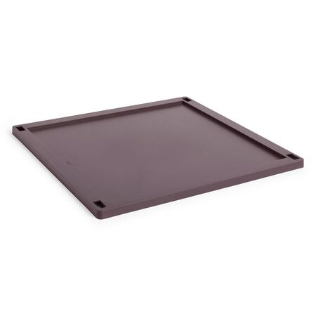 HAY Accessoires Colour Crate Lid Metal Large Plastic von Hay Bordeaux