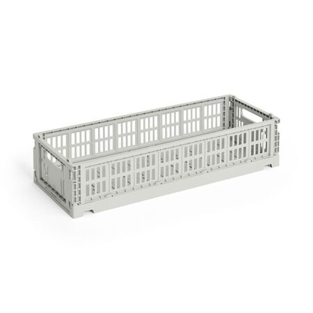HAY Accessoires Colour Crate Mini Oblong von Hay Grey