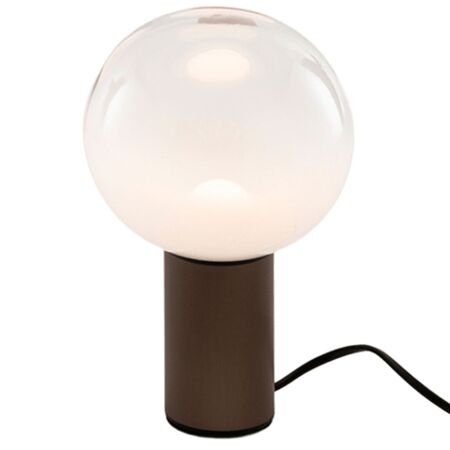 Artemide Artemide Laguna Tavolo Tischleuchte Hellrosa RAL 3015, Weiss / Weiss, Bronze - ø 16 cm