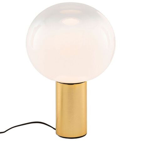 Artemide Artemide Laguna Tavolo Tischleuchte Hellrosa RAL 3015, Weiss / Weiss, Messing - ø 26 cm