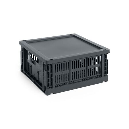 HAY Living Colour Crate Medium Square von Hay Charcoal