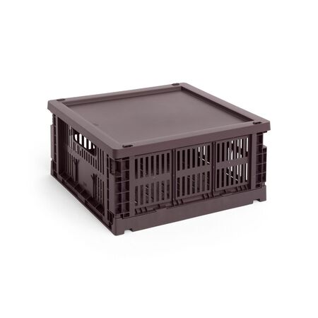 HAY Living Colour Crate Medium Square von Hay Bordeaux