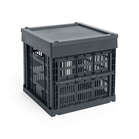 HAY Accessoires Colour Crate Cube von Hay Charcoal 