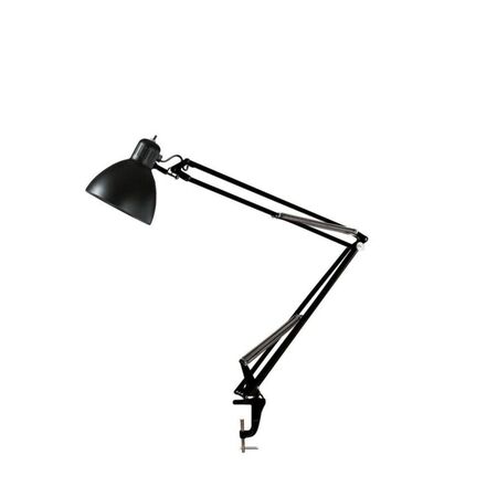 FontanaArte Tischleuchte Naska 1 von FontanaArte  Klemmsockel, Schwarz, No Led EU, Klein