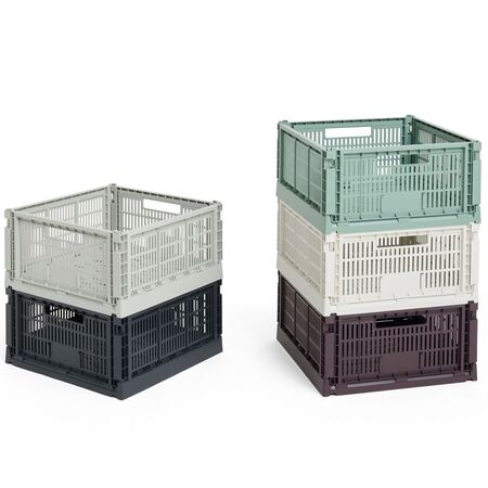 Aufbewahrungsbox Colour Crate Square L von Hay 