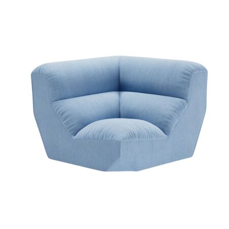 &Tradition Sofaeckmodul Hi Lo AV55 von &Tradition Hellblau 0733 - Gentle