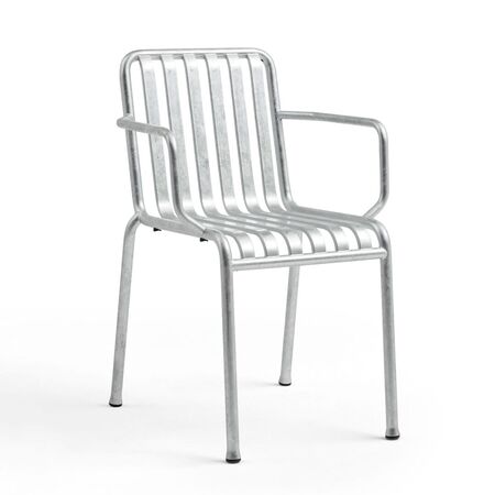 HAY Living Palissade Chair Stahl feuerverzinkt, Mit Armlehnen