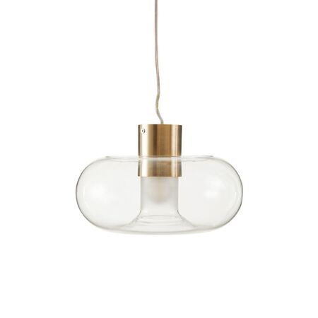 FontanaArte Pendelleuchte Fontanella von FontanaArte  Messing, Mittelgroß (Ø26 cm)