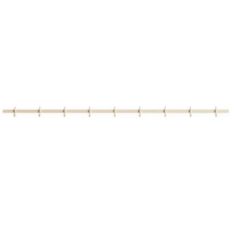 String Furniture String Furniture  Hakenleiste Relief Beige, L: 123 cm