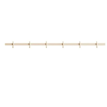 String Furniture String Furniture  Hakenleiste Relief Beige, L: 82 cm