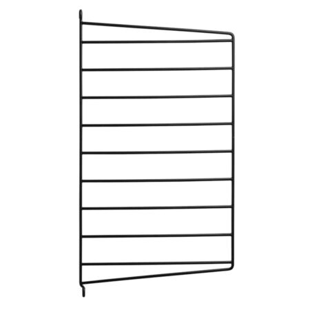 String Furniture Wall Panels Galvanized / Pack 2 Schwarz, H: 50 cm, T: 30 cm