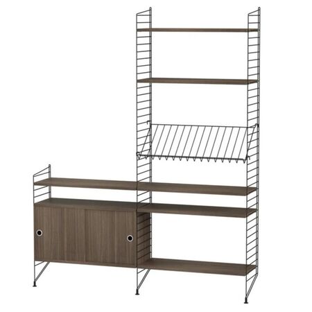 String_Furniture_System_Wohnzimmer_K_Schwarz_Walnuess