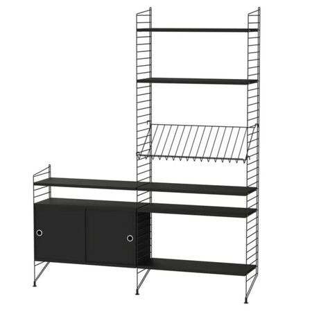 String_Furniture_System_Wohnzimmer_K_Schwarz_Schwarz
