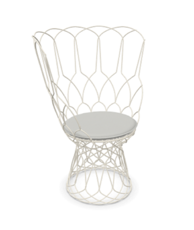 EMU Re-Trouve 566 Sessel - 23 Weiss - 900/71 Wiess backrest