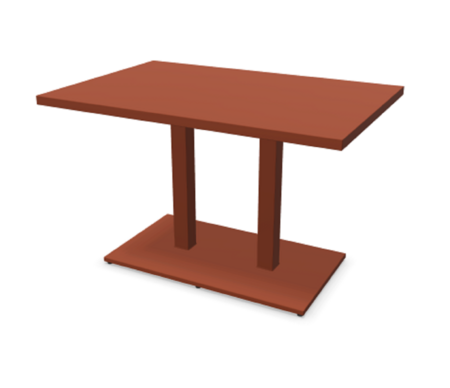 EMU Tisch Round 120x80cm - 26 Ahornrot