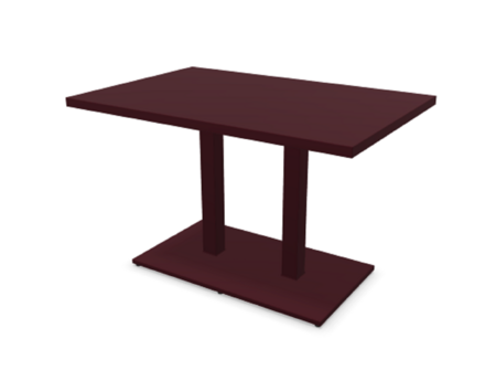 EMU Tisch Round 120x80cm - 46 Intensives Rot