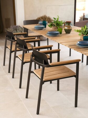 EMU Tisch Rechteckig Shine in Teak-Indianbraun