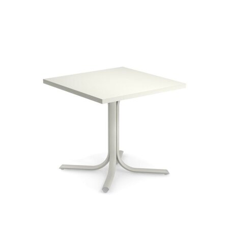 Emu Table System Tavolo Bordo Squadrato 80x80 - 23 Weiss