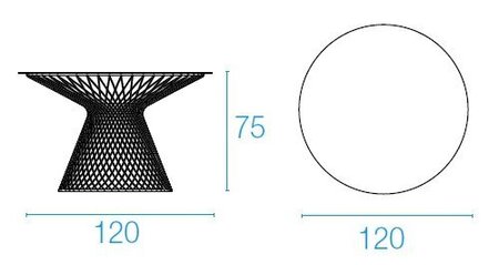 Emu Heaven Tisch Ø120 494+494/V