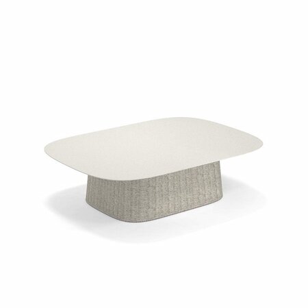 Emu Carousel Tisch rechteckig niedriger - 23 Weiss - Elfenbein Melange