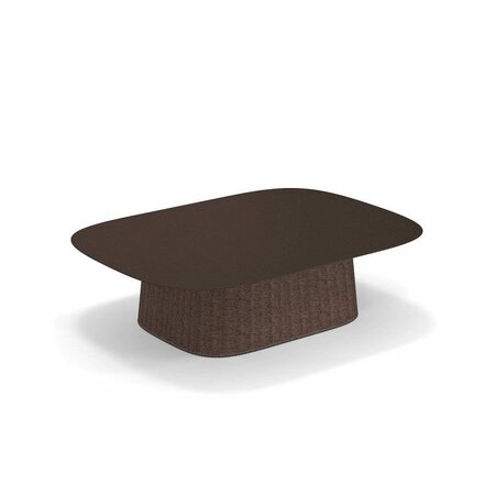 Emu Carousel Tisch rechteckig niedriger - 41 Indischbraun - Braun Melange