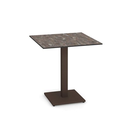 Emu HPL-Pläne Indoor Tischplatte HPL Indoor 69x69 - 54 Indischbraun Vintagebraun