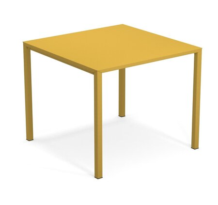 EMU Urban Tisch quadratisch stapelbar-90x90 - 62 Currygelb