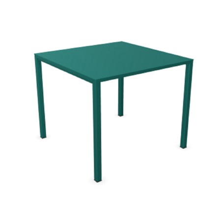 EMU Urban Tisch quadratisch stapelbar-90x90 - 88 Ozeangrün