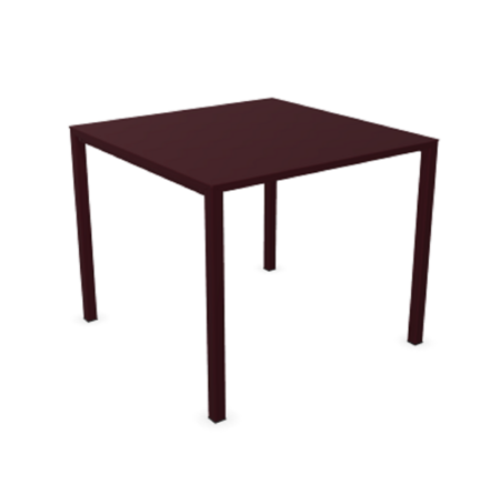 EMU Urban Tisch quadratisch stapelbar-90x90 - 46 Intensives Rot