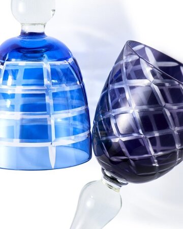 Pols Potten Cobalt Mix Wine Glasses
