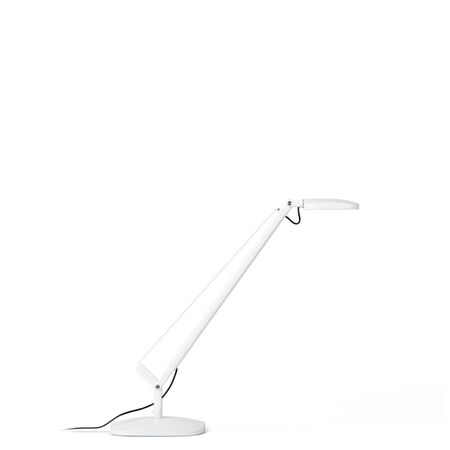 FontanaArte FontanaArte Volée Tischleuchte Hellrosa RAL 3015, Weiss / Weiss, Basis, Weiß RAL 9016, Klein