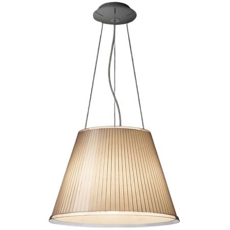 Artemide Artemide Choose Mega Sospensione Halo Pendelleuchte Hellrosa RAL 3015, Weiss / Weiss, Chouchin 1 LED h. 10 m, parchment Schirm