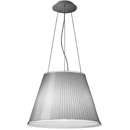 Artemide Artemide Choose Mega Sospensione Halo Pendelleuchte Hellrosa RAL 3015, Weiss / Weiss, Chouchin 1 LED h. 10 m, weißer Schirm