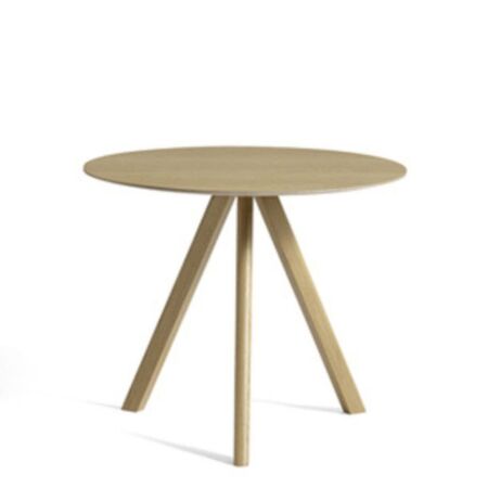 HAY Living Runder Tisch CPH 20 Monochrome Ø: 90 cm / H: 74 cm , Eiche lackiert