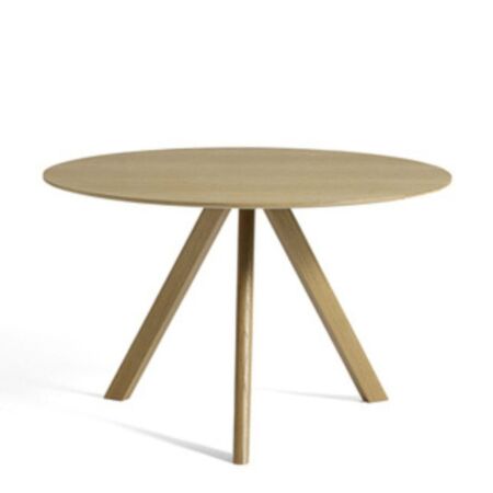 HAY Living Runder Tisch CPH 20 Monochrome Ø: 120 cm / H: 74 cm , Eiche lackiert