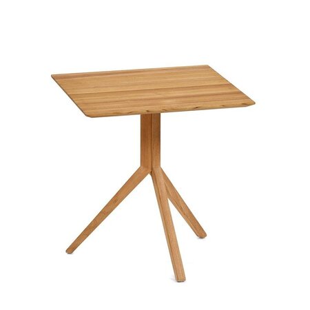 Weishäupl Trio Bistrotisch Quadratisch-70 x 70 cm, Teak