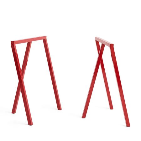 HAY Living Loop Stand Frame Set of 2 Kastanienrot, H: 72 cm 
