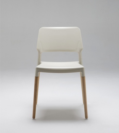 Santa & Cole Belloch Stühle - White - Natural Beech Wood