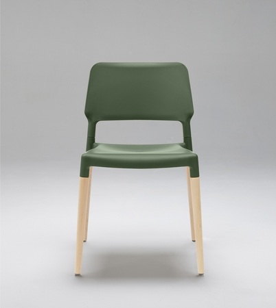 Santa & Cole Belloch Stühle - Green - Natural Beech Wood
