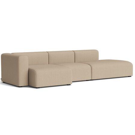 Hay Mags 3 Seater Sofa Combination 4 Links, Maglia warm grey