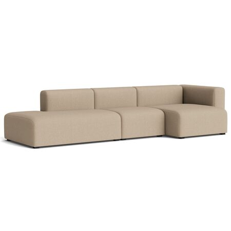 Hay Mags 3 Seater Sofa Combination 4 Rechts, Maglia warm grey