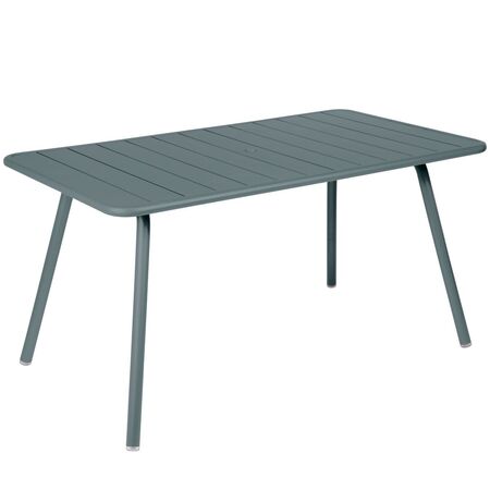 Fermob Fermob Luxembourg Tisch 143x80x73cm-Gewittergrau Gewittergrau 26