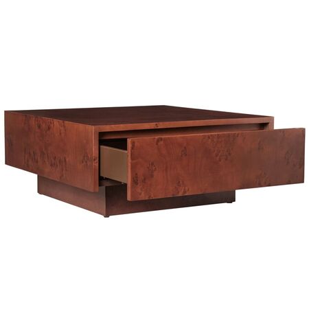 Ferm Living Couchtisch Burl Storage von Ferm Living Dark Stained Burl