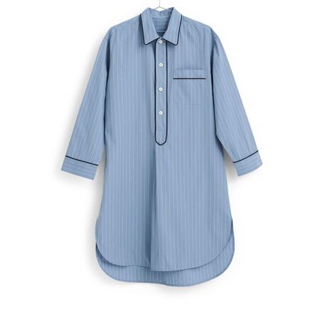 HAY Accessoires Langarm Nachthemd Fineline von Hay Blue, S/M