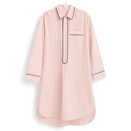 HAY Accessoires Langarm Nachthemd Fineline von Hay Soft Pink, M/L