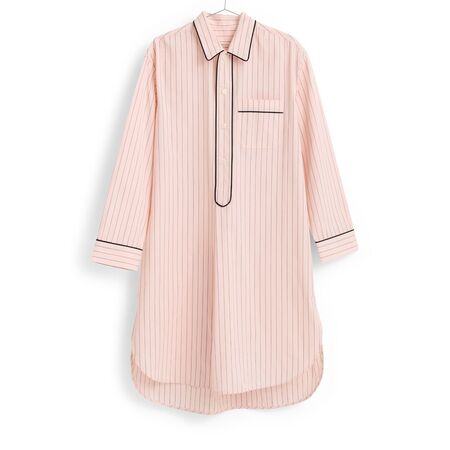 HAY Accessoires Langarm Nachthemd Fineline von Hay Soft Pink, S/M