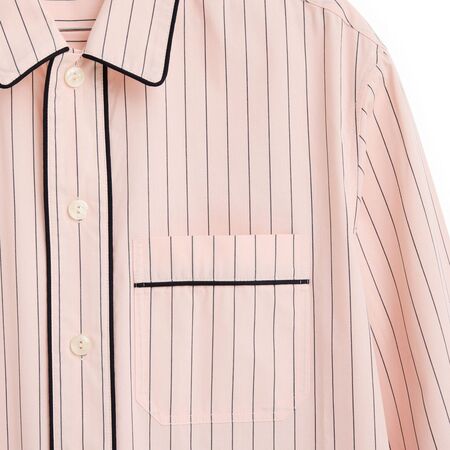 HAY Accessoires Langarm Nachthemd Fineline von Hay, Pink