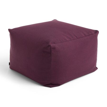 HAY Accessoires Multifunktionaler Pouf von Hay Burgundy