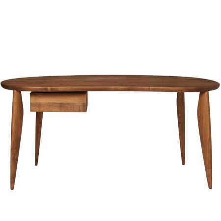 Ferm Living Kompakter Esstisch Feve von Ferm Living Walnut