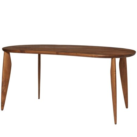 Ferm Living Kompakter Esstisch Feve von Ferm Living Walnut